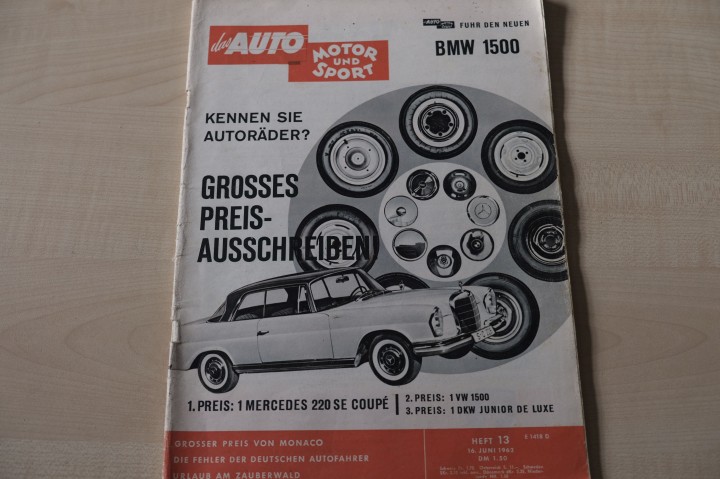 Deckblatt Auto Motor und Sport (14/1962)